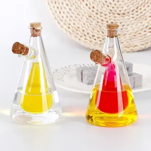 Accesorios de cocina de vidrio de coco de aceite de oliva botella de dispensador