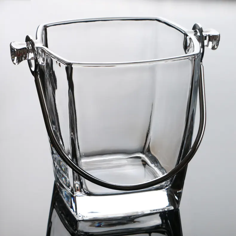 2018 factory cheap small crystal giant beer wine glass ice bucket vintage