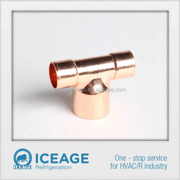 copper y tee welding reducing tee