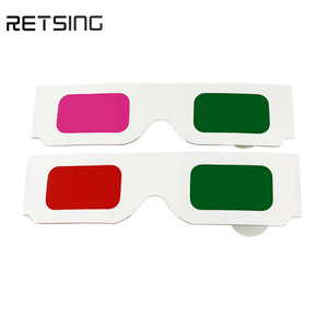 <span class=keywords><strong>Gafas</strong></span> <span class=keywords><strong>3D</strong></span> <span class=keywords><strong>Anaglifo</strong></span> Rojo Verde de Papel con Impresión Personalizada - Product Image 4