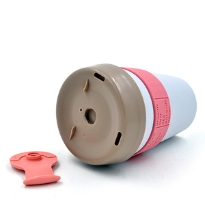 Muestra <span class=keywords><strong>gratis</strong></span> 350 ML Termo Taza De Café, Taza de Café De plástico con Banda de Silicona - Product Image 4