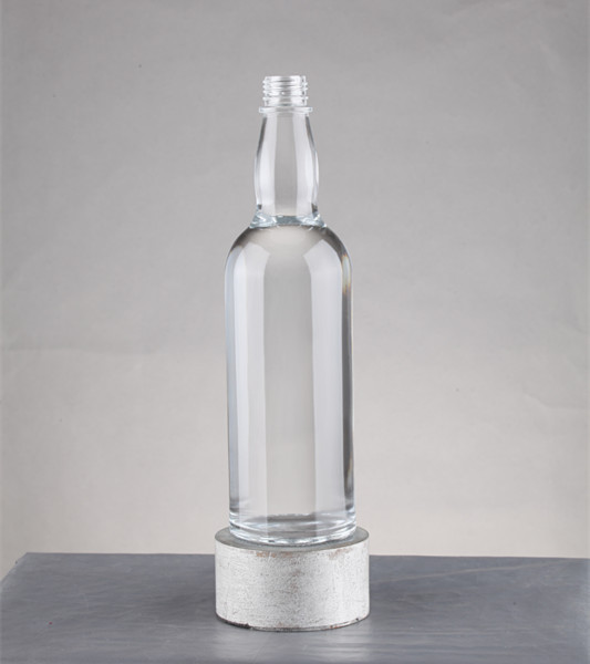 Extra blanco claro material de vidrio de la botella de whisky para minicraft