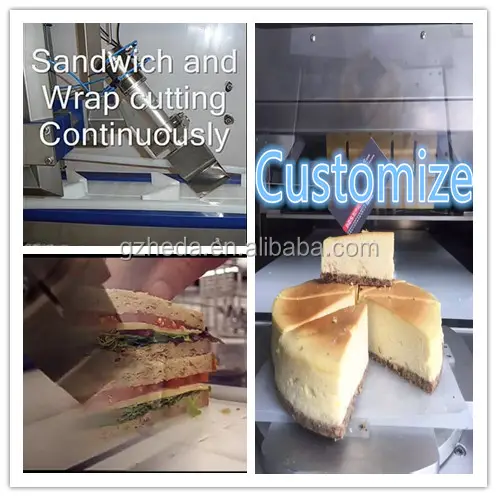 Buona qualità Custom design ultrasuoni taglierina cibo taglierina panino macchina di lavorazione alimentare