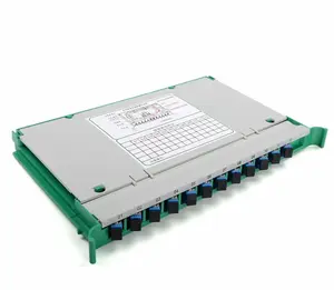 FTTH 12 24 48 Core SC/FC/ST/LC/ODF con montaje en Rack de empalme de parche de fibra óptica Panel/Caja de terminación