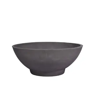 BN1012 Magnesia cement bowl shaped flower pots planters
