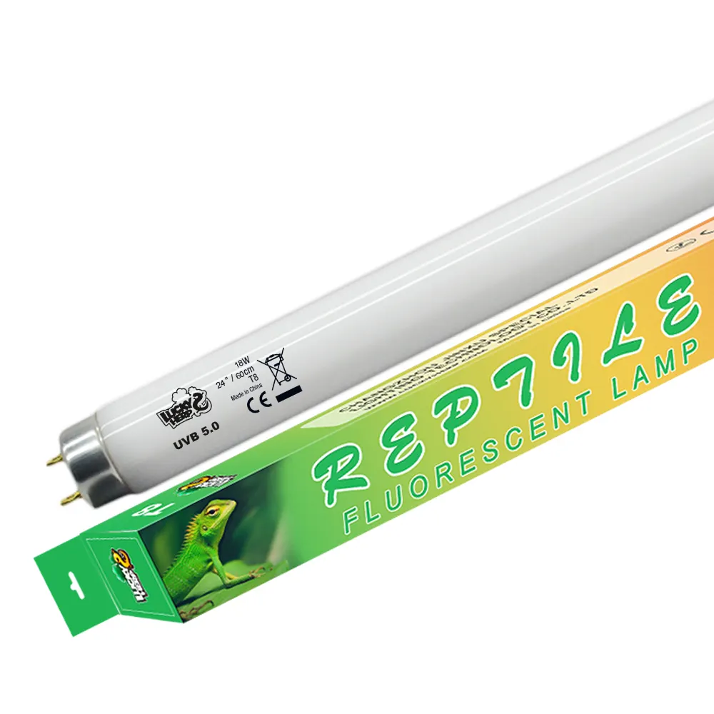 24 inch uva uvb 5.0 t8 fluorescent tube/lamp/light tropical bulb for reptile