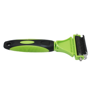KUDI-Herramienta de depilación para mascotas de alta calidad, doble cara, rastrillo de pelo, peine, cepillo para perros - Product Image 5