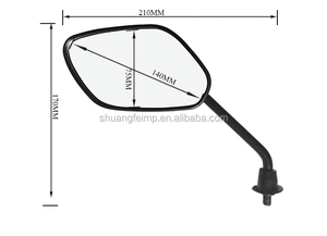 ZF001-116 <span class=keywords><strong>specchietto</strong></span> retrovisore del motociclo del produttore cinese di alta qualità dello specchio essenziale del motore dello specchio - Product Image 2
