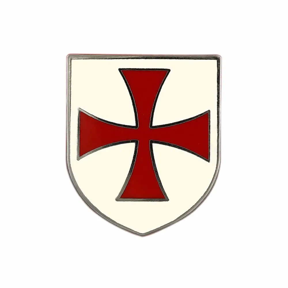 Templar Knights 십자군 십자가 방패 <span class=keywords><strong>프리메이슨</strong></span> 옷깃 핀