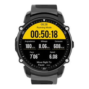 Lemfo — montre connectée GPS FS08 pour l'extérieur, bracelet numérique, étanche IP68