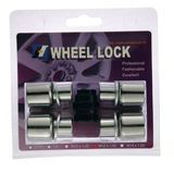 4 + 1 Kotak Warna Kemasan Mobil Roda Kunci Set Mag Lug Nut dengan Mesin Cuci - Product Image 4