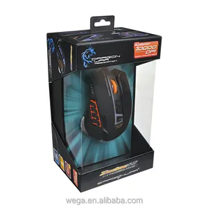 MMO 17 programmable buttons lol led weight added adjust blue optical wired gaming mouse