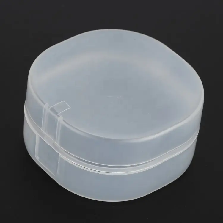 Manufacture Small Hinged Plastic Boxes Clear Plastic Cylinder Container for Soap