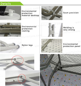 <span class=keywords><strong>Location</strong></span> en plastique <span class=keywords><strong>jardin</strong></span> chaise pliante rouge - Product Image 4