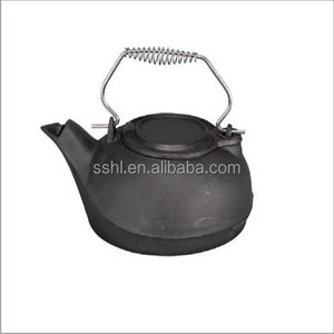 Fireplace Accessories <strong>Cast</strong> <strong>Iron</strong> Kettle <strong>Humidifier</strong> 2.5 Quart