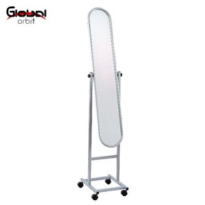 <b>Rolling</b> with Wheel Floor Stand Dressing <b>Mirror</b> Rack - Product Image 3