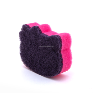 Wohsin Brosse de nettoyage de cuisine double face à usage quotidien durable Éponge personnalisable Tampon de style Harry Kutti - Product Image 2