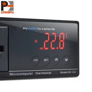 Thermostat numérique intelligent, régulateur de température, led d'aquarium, couveur avec contrôle de refroidissement et sonde