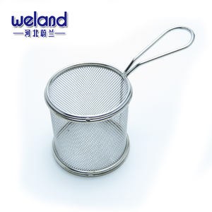 Mini S/S Französischer Tisch in Lebensmittel qualität mit Edelstahl-Chip-Bratkorb - Product Image 2