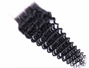 Virgen al por mayor pelo humano indio barato naturaleza color 360 LACE frontal cierre con bundles - Product Image 6