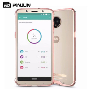 Carcasa trasera transparente para PC, funda protectora de parachoques de TPU transparente ligera para moto G G24 G04 Power Z3 <span class=keywords><strong>play</strong></span>, funda transparente - Product Image 5
