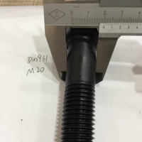 Attaches hebei de haute qualité 4.8/8.8/10.9 M6,M8,M10,M12,M16, din933, boulon hexagonal