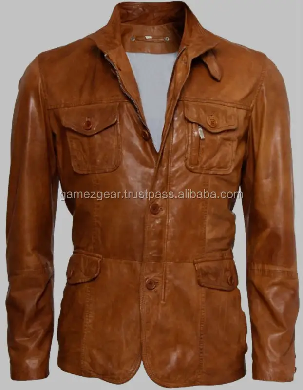 Leather Fashion Jacket Garments Haroon 001 PK