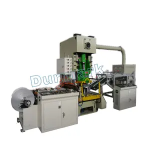 Máquina de fabricación de bandejas de aluminio, caja redonda automática