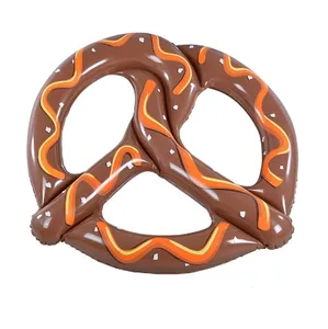 Custom Beach <strong>Inflatable</strong> Pretzel <strong>Pool</strong> <strong>Float</strong> Donut Swim Ring Kids Adult <strong>Pool</strong> Floatie - Product Image 1