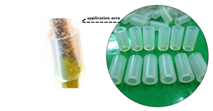 Manguera de goma respetuosa del medio ambiente de color ecológico tubo de silicona de grado alimenticio para la planta de injert - Product Image 1