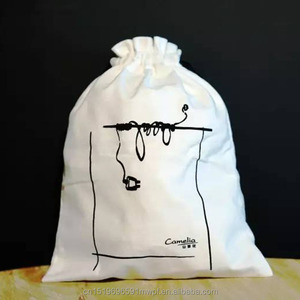 Printed Cotton Fabric <strong>Dust</strong> <strong>Bag</strong> for <strong>Handbag</strong>, Bikini <strong>Bag</strong> With Drawstring - Product Image 3