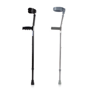Bâtons <span class=keywords><strong>de</strong></span> <span class=keywords><strong>marche</strong></span> confortables en aluminium avec <span class=keywords><strong>embout</strong></span> en caoutchouc, béquilles pour le coude pour une <span class=keywords><strong>marche</strong></span> facile - Product Image 1