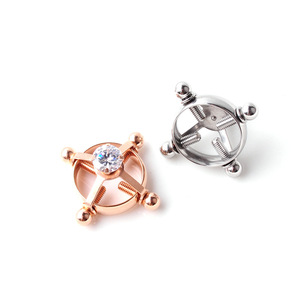 <span class=keywords><strong>Piercing</strong></span> sin perforación para <span class=keywords><strong>mujer</strong></span>, <span class=keywords><strong>Piercing</strong></span> para el cuerpo, para el pecho, uñas, anillo para pezón, joyería de acero inoxidable, gran oferta - Product Image 5