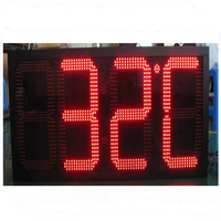 Imperméable à l'eau En Plein Air LED trafic numérique horloge/minuterie/compte à rebours/compteur affichage signe
