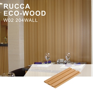 Cho rucca sáng tạo trang trí nhà Panel tường WPC/Gỗ PVC nhựa composite 204*16 Mét cho khách sạn ứng dụng - Product Image 2