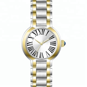 Productos más vendidos en alibaba reloj caras muñeca de cristal al por mayor tiempo de la manera señoras del acero inoxidable - Product Image 5