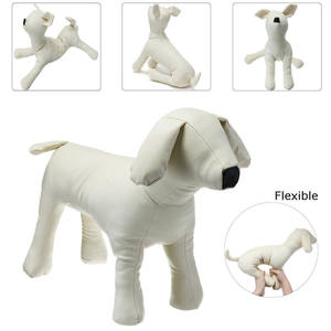 Manekin Anjing Model Anjing Posisi Berdiri Kulit PU, Pajangan Pakaian Anjing - Product Image 4