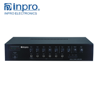 INPRO Profesyonel Stereo Güç Amplifikatörü 80W/120W 2.0 Kanal Ton Kontrolü ile Model YT-80