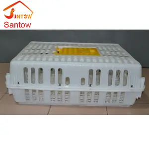 Plastic chicken duck quail birds pigeon broiler animal transport cages for poultry transportation