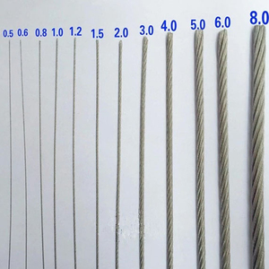 스테인리스 스틸 와이어 로프 304/7*19-2mm EN 표준 용접 및 절단 서비스 - Product Image 6