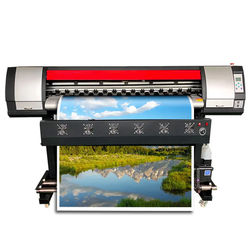 Impresora de inyección de tinta Digital, 1,6 m/1,8 m, Eco solvente, a la venta