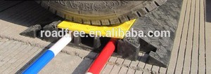 3 Kanal gelber Mantel Gummi flexibler Kabels chutz Buckel