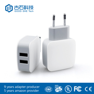 12 W 2.4A 2 Port USB Mur <span class=keywords><strong>Chargeur</strong></span> de Voyage <span class=keywords><strong>Adaptateur</strong></span> <span class=keywords><strong>secteur</strong></span> Universel pour 95% Appareils Numériques - Product Image 1