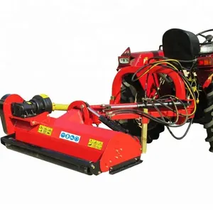 3 point China 15-50hp Farm Machinery Small Tractor PTO rear mounted hydraulic Verge grass mulcher Side Flail Mower