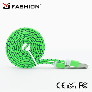 Teléfono caliente accesorio nylon trenzado <span class=keywords><strong>micro</strong></span> <span class=keywords><strong>USB</strong></span> <span class=keywords><strong>Cable</strong></span> cargador para <span class=keywords><strong>Apple</strong></span> y teléfono móvil sumsung - Product Image 3