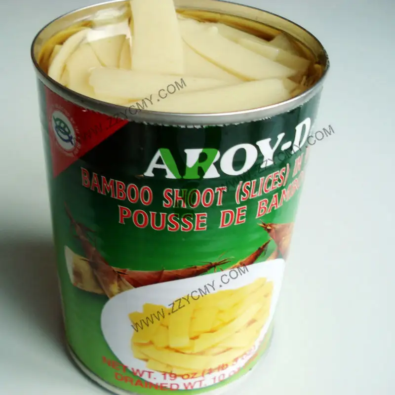 Organic bamboo shoots healthy in slice OEM