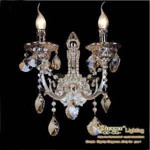 Egitto Hotel Applique Da <span class=keywords><strong>Parete</strong></span> Camera Da Letto Lampada, Lampada Da <span class=keywords><strong>Parete</strong></span> di Cristallo a Lume di Candela, <span class=keywords><strong>Parete</strong></span> Decorazione <span class=keywords><strong>Lampadario</strong></span> - Product Image 1