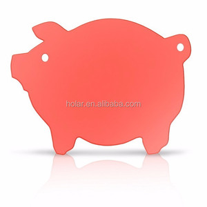 [Holar] ไต้หวันทำสะดวกสบายยกครัวตัดสีแดงคณะกรรมการที่มีรูปร่างหมู - Product Image 3