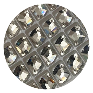 <span class=keywords><strong>Precio</strong></span> de Fábrica, Cristales de Vidrio Planos con Reverso Cosido, Cristales AB Cósmicos para Accesorios de Ropa - Product Image 4
