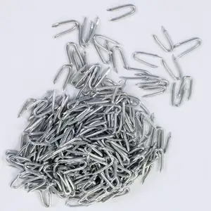 Electro galvanized U shape wire nails